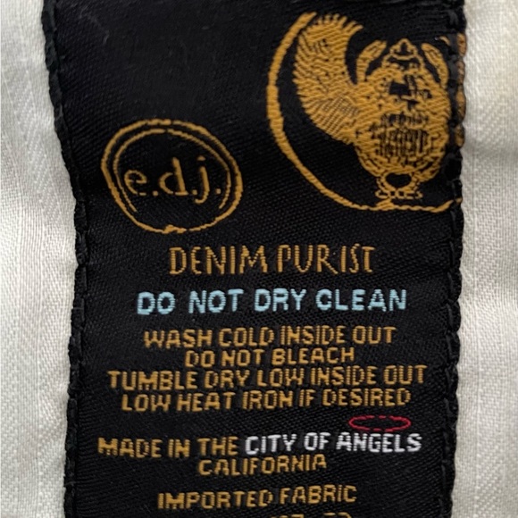 E.D.J. Denim Purist Jo Anna Bootcut women’s western low rise jeans, size 27” - Picture 4 of 16